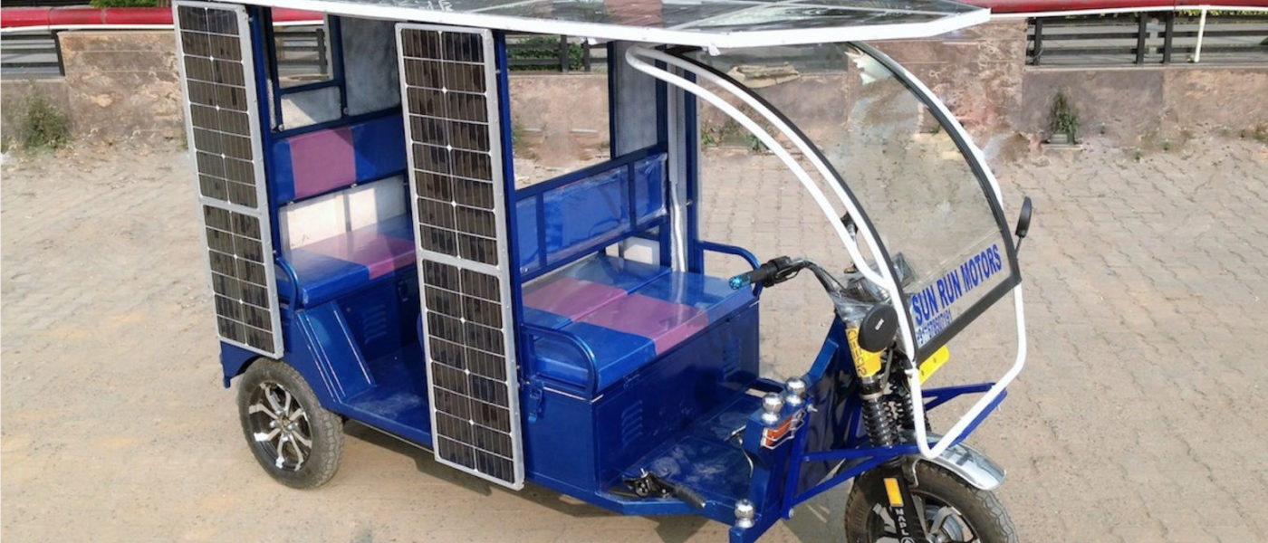 Solar-powered e-rickshaws - harnessing clean energy to empower India’s ...