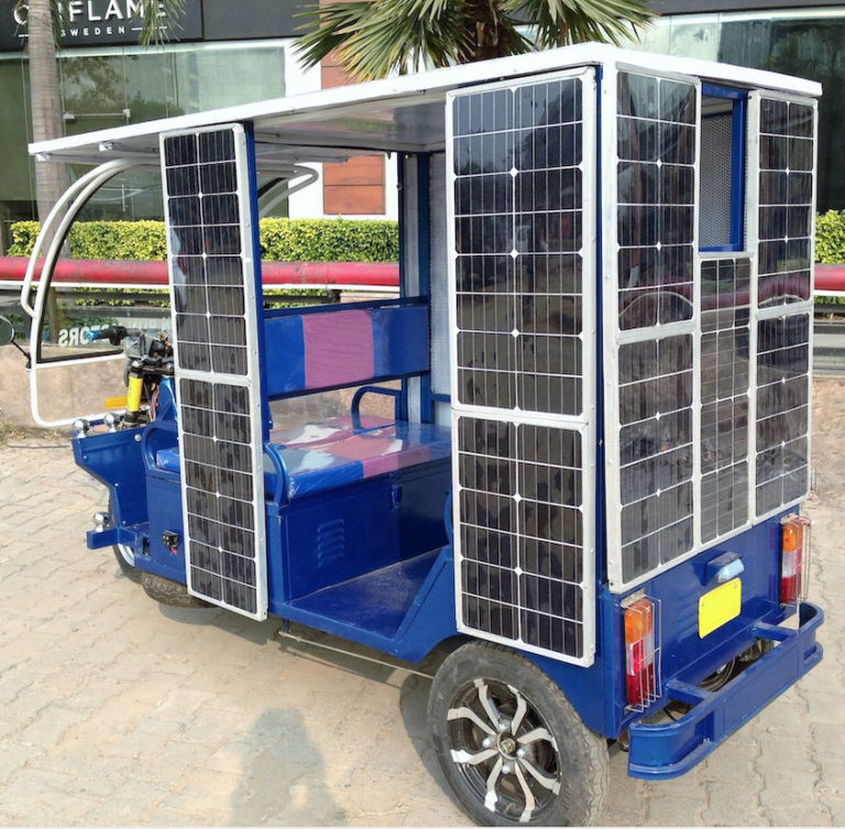 Wind Operated Rickshaw Solar-powered e-rickshaws - harnessing clean energy to empower India’s ...