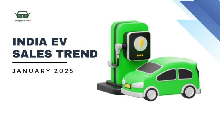 India’s Electric Vehicle sales trend | January 2025 • EVreporter