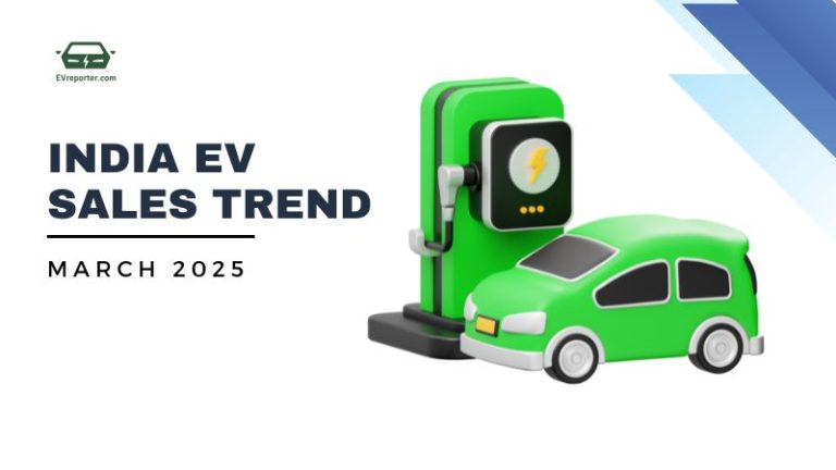 India’s Electric Vehicle sales trend | March 2025 • EVreporter