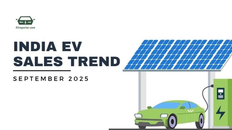 India’s Electric Vehicle sales trend | September 2025 • EVreporter