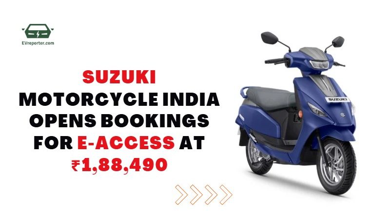 Suzuki Motorcycle India opens bookings for e-ACCESS electric scooter at ₹1,88,490
