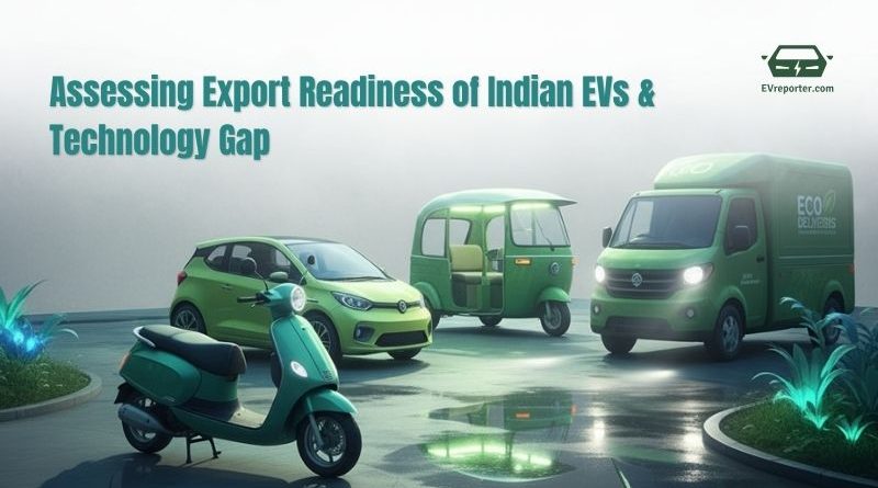Export Readiness of EVs in India & Technology Gap for Global Scale