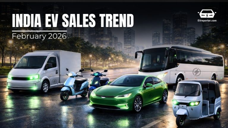 India’s Electric Vehicle sales trend | February 2026 • EVreporter