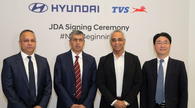 TVS Motor and Hyundai sign agreement for electric three-wheeler development