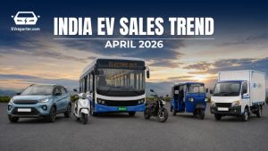 India’s Electric Vehicle sales trend | April 2026 • EVreporter
