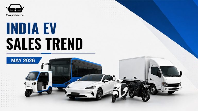 India’s Electric Vehicle sales trend | May 2026 • EVreporter
