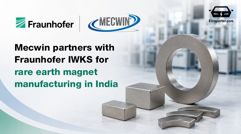Mecwin partners with Fraunhofer IWKS for rare earth magnet manufacturing in India