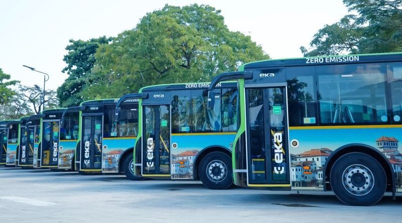 EKA Mobility flags off 15 electric buses in Zanzibar