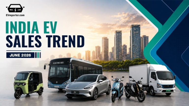 India’s Electric Vehicle sales trend | June 2026 • EVreporter