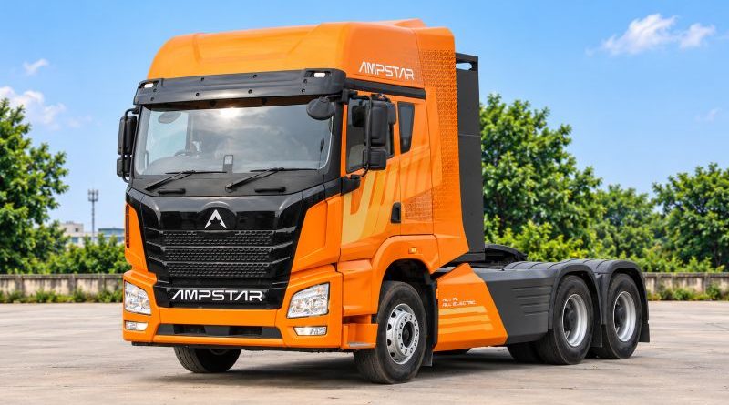 JSW Greentech Deploys First 100 AMPSTAR 55T Electric Tractor Trucks for JSW Cement