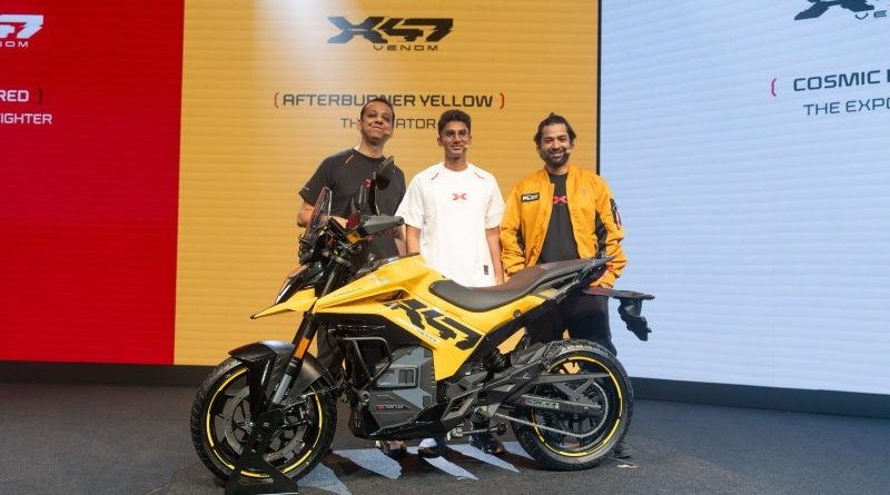 Ultraviolette Launches X-47 Venom E-Motorcycle at ₹2.65 Lakh, Introduces New VX-100 Platform