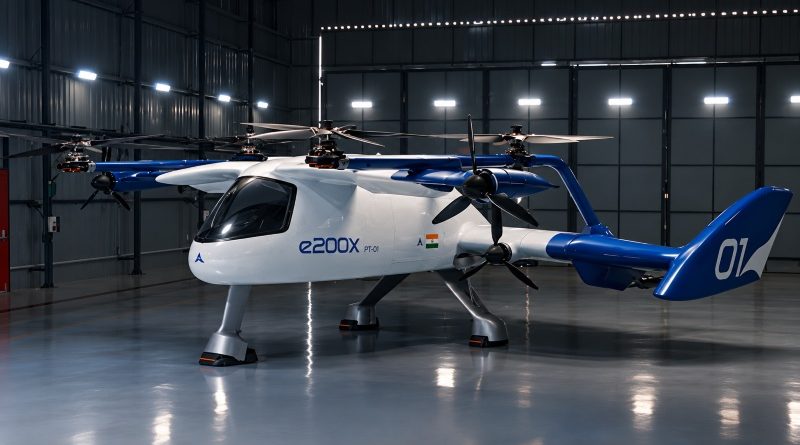 The ePlane Company Showcases Full-Scale e200X PT-01 Electric Air Taxi Prototype